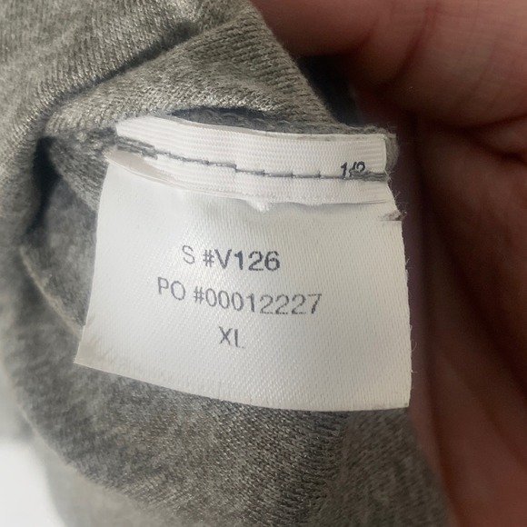 Vuori Strato Tech Tee Shirt Mens XL Heather Gray Performance Short Sleeve Gym - Picture 5 of 7